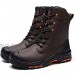 DRKA 8'' Safety Toe Boots For Men,Men's Waterproof Steel Toe Work Boots