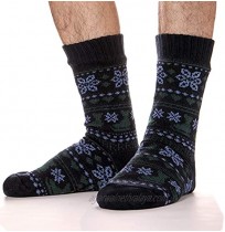 Mens Wool Socks Warm Thermal Thick Heavy Cold Weather Winter Socks 5 Pack