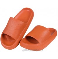 Pillow Slides Slippers for Women Men Thick Soled Non-Slip Shower Bathroom Quick Drying Sandals