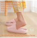 Pillow Slides Slippers,Quick Drying Message Shower Bathroom Sandals Women Non-Slip Super Soft Thick Sole House Slippers Open Toe EVA Platform Lightweight Shoes for Men Indoor & Outdoor