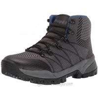 Propet Men's Traverse Hiking Boot Grey Black 08 5E US