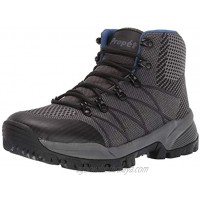 Propet Men's Traverse Hiking Boot Grey Black 10 3E US