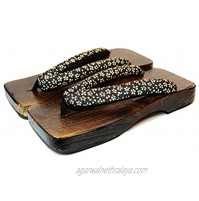 RIX Men's Japanese Style Wooden Geta Sandals