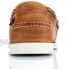 Sebago Men's Dockside Casual Slip On Leather Boat Shoes Brown 9.5 W