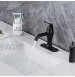 Black Bathroom Faucet Single Hole Sink Basin Faucet Pop-Up with Overflow Component Single Handle Brass Vintage Lead-Free Hybrid NICTIE