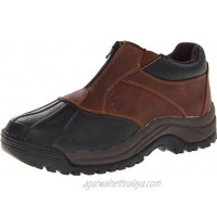 Propet Men's Blizzard Ankle Zip Boot,Brown Black,7.5 D US