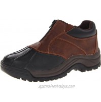 Propet Men's Blizzard Ankle Zip Boot,Brown Black,9 5E US
