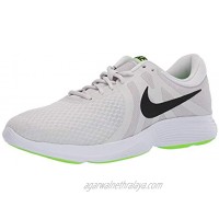 Nike Men's Revolution 4 Sneaker Platinum Tint Black-Electric Glow 6 Regular US