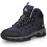 Hikabu Women's Hiking Shoes Lightweight Outdoor Boots with Rubber Sole