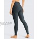 CRZ YOGA Women's Thermal Fleece Lined Yoga Leggings 28 Inches Winter Warm Full Length Workout Pants High Waist Tights