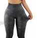 LOLOCCI Women's Workout Seamless Butt Lifting Leggings High Waisted Scrunch Butt Smile Contour Yoga Pants