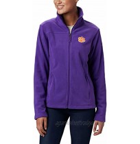 NCAA Clemson Tigers Women's Give and Go II Full Zip Fleece Jacket XX-Large CLE Vivid Purple