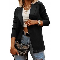 CHICAHEAD Womens Casual Blazers Open Front Long Sleeve Work Office Jackets Slim Fit Blazer