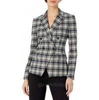 Theory Women's Double Breasted Angled Jacket Yukon Flannel