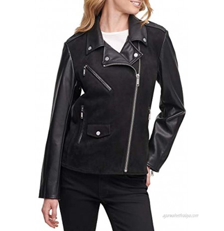 DKNY SPORTSWEAR Women's Missy Moto Jacket