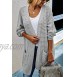 Alelly Womens Open Front Cardigan Long Sleeve Chunky Sweater Knit Sweaters Coat