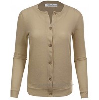 BIADANI Women Button Down Long Sleeve Soft V-Neck Cardigan Sweater