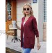 SoTeer Womens Long Sleeve Open Front Knit Cardigan Casual Lightweight Sweater Loose Soft Knit Coat Outwear with Pockets