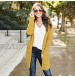 ZHENWEI Womens Open Front Long Knit Cardigan with Pockets Long Sleeve Casual Loose Sweaters Coat