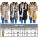 ZHENWEI Womens Open Front Long Knit Cardigan with Pockets Long Sleeve Casual Loose Sweaters Coat