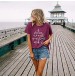 A Dream is A Wish Your Heart Makes T Shirt Womens Funny Letter Printed Short Sleeve Happy Shirt Tops