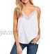 Happy Sailed Womens Lace V Neck Strappy Cami Tank Tops Summer Sleeveless Printed Shirts Blouses