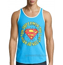 Superman Turquoise Tank Top