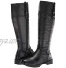 Propet Women's Tasha Equestrian Boot Black 7 X-Wide