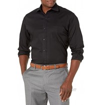 Buttoned Down Men's Classic Fit Stretch Poplin Dress Shirt Supima Cotton Non-Iron Spread-Collar