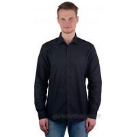 GE MARK Mens Dress Shirts Long Sleeve Formal Shirt Casual Shirt Oxford 100% Cotton Best Gift