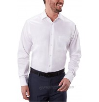 Geoffrey Beene Men's Regular Fit Sateen Solid Dress Shirt