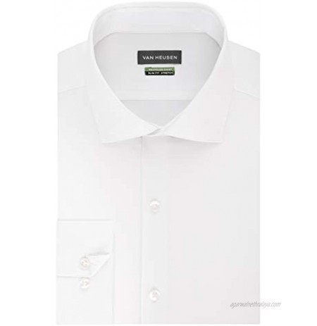 Van Heusen Men's Dress Shirt Slim Fit Stretch Solid