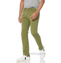Essentials Men's Slim-Fit Stretch Jean Olive 33W x 34L