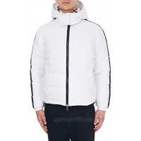 AX Armani Exchange Men's Puffer Jacket with Removable Hood