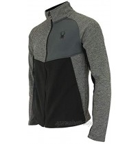 Spyder Men's Heath Color Block Full Zip Sweater Color Variation