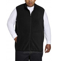 Essentials Men's Big & Tall Full-Zip Polar Fleece Vest fit by DXL