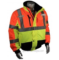 Radians SJ12-3ZMS-M 3 Weather Proof Multi-Color Bomber Jacket with Quilted Built-In Liner