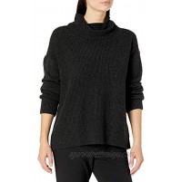 Autumn Essentials Women's Dropped Shoulder Turtleneck Pullover Sweater
