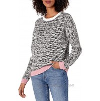 Cable Stitch Women's Geometric Diamond Jacquard Sweater
