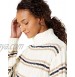 Cable Stitch Women's Stripe Turtleneck Sweater