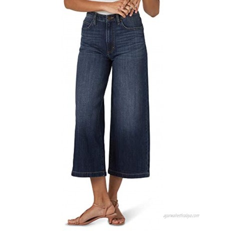 Lee Women's High Rise Wide Leg Crop Jean