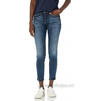 Silver Jeans Co. Women's Elyse Curvy Mid Rise Skinny Fit Jean